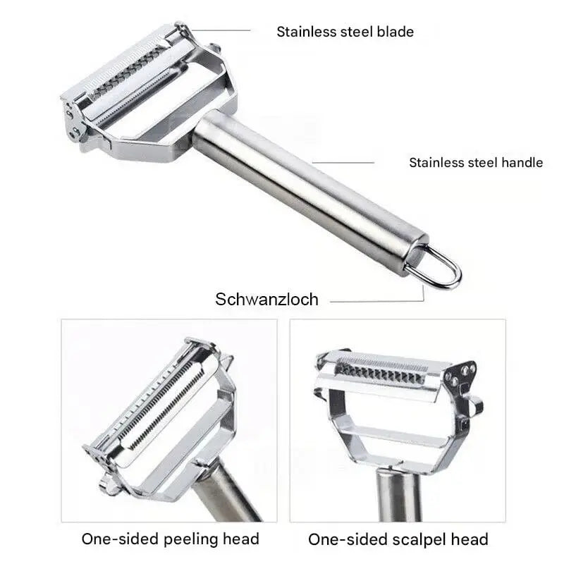 Avtoit | Multifunctional Vegetable Peeler Made of Stainless Steel – With Julienne Blade