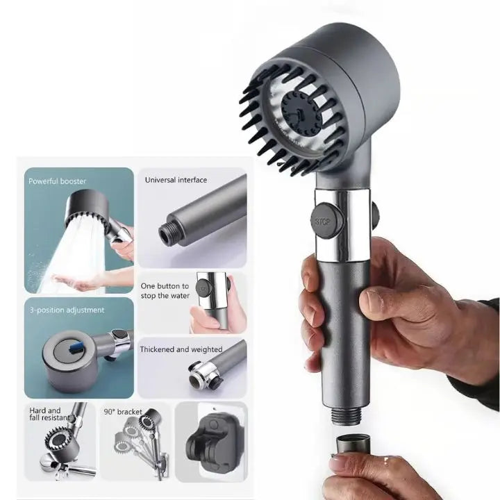 Avtoit | Multifunctional High Pressure Showerhead Set