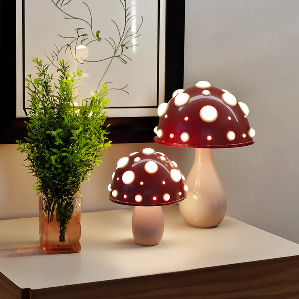 Avtoit | LumiFungi – Luxury LED Table Lamp with Mood-Filled Mushroom Design and Dimmable Light