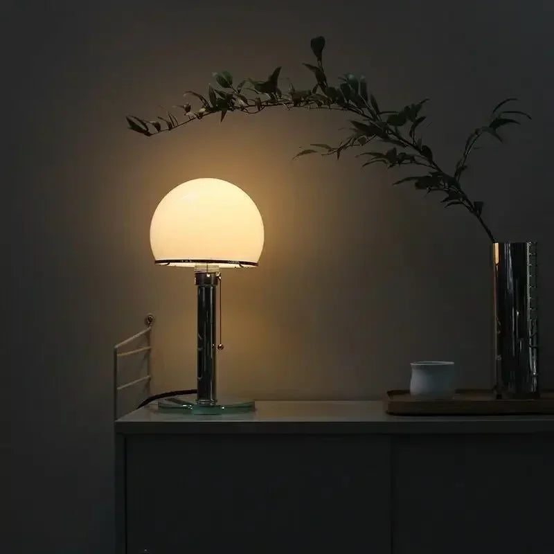 Avtoit | Nightstand Lamp Gray Glass