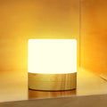 Avtoit | Nightstand Lamp Touch Dimmable Wood