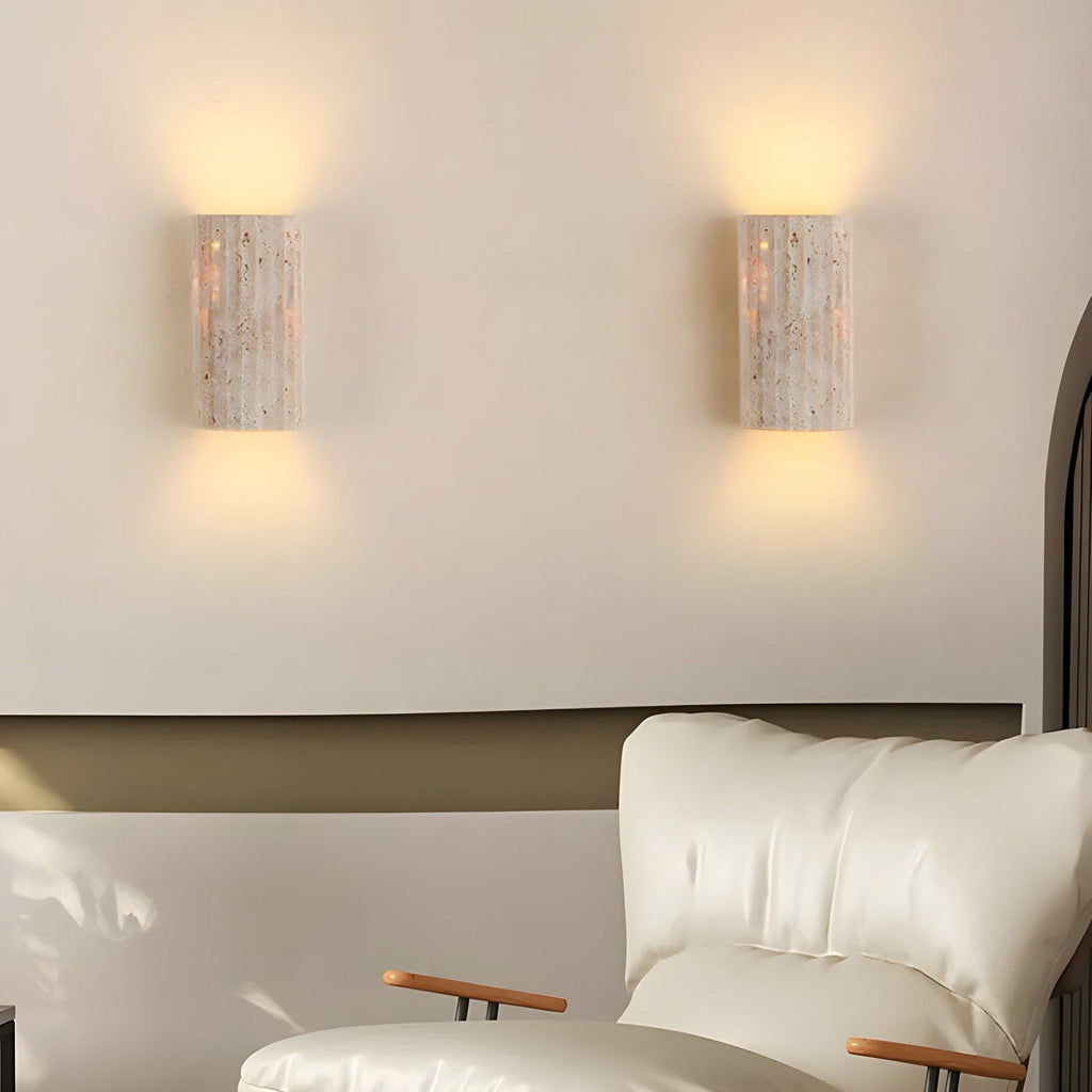 Avtoit | Natural Stone Wall Light | Elegant LED Wall Lamp Indoor