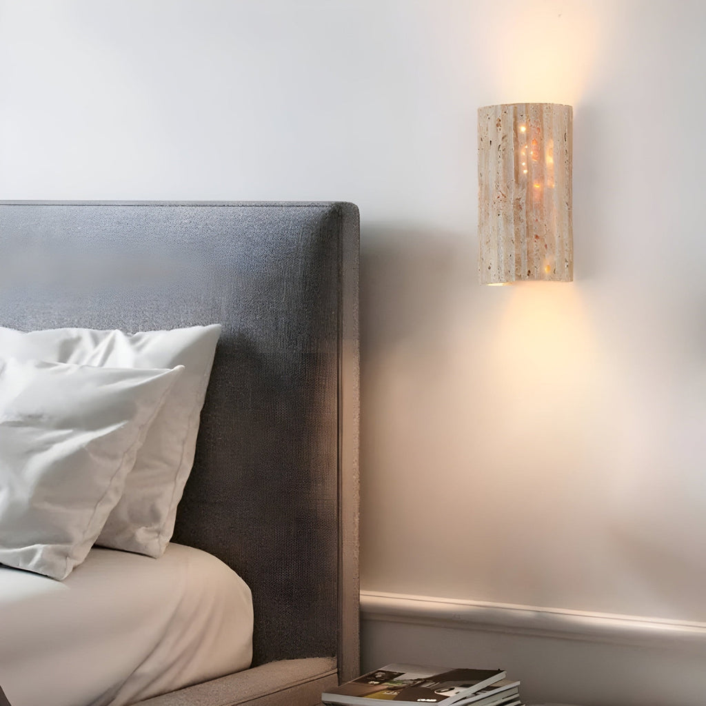 Avtoit | Natural Stone Wall Light | Elegant LED Wall Lamp Indoor