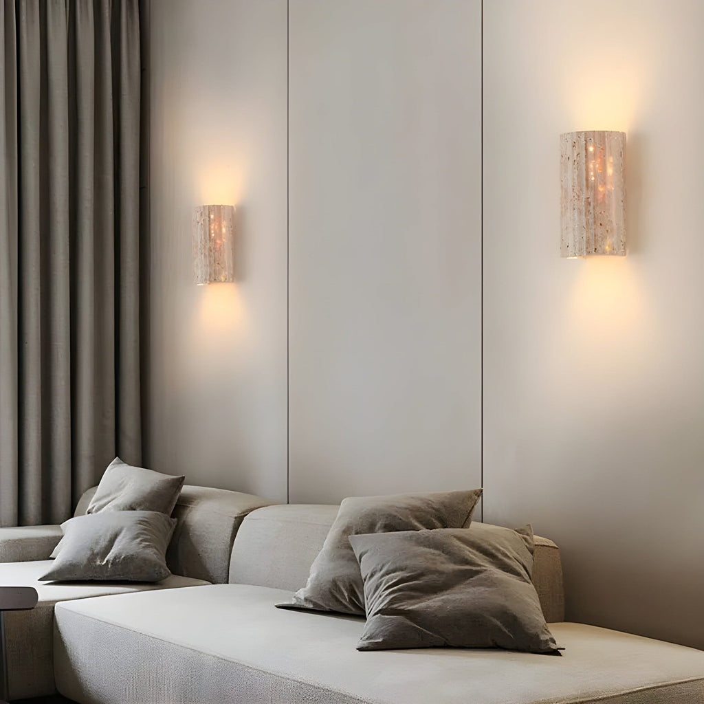 Avtoit | Natural Stone Wall Light | Elegant LED Wall Lamp Indoor