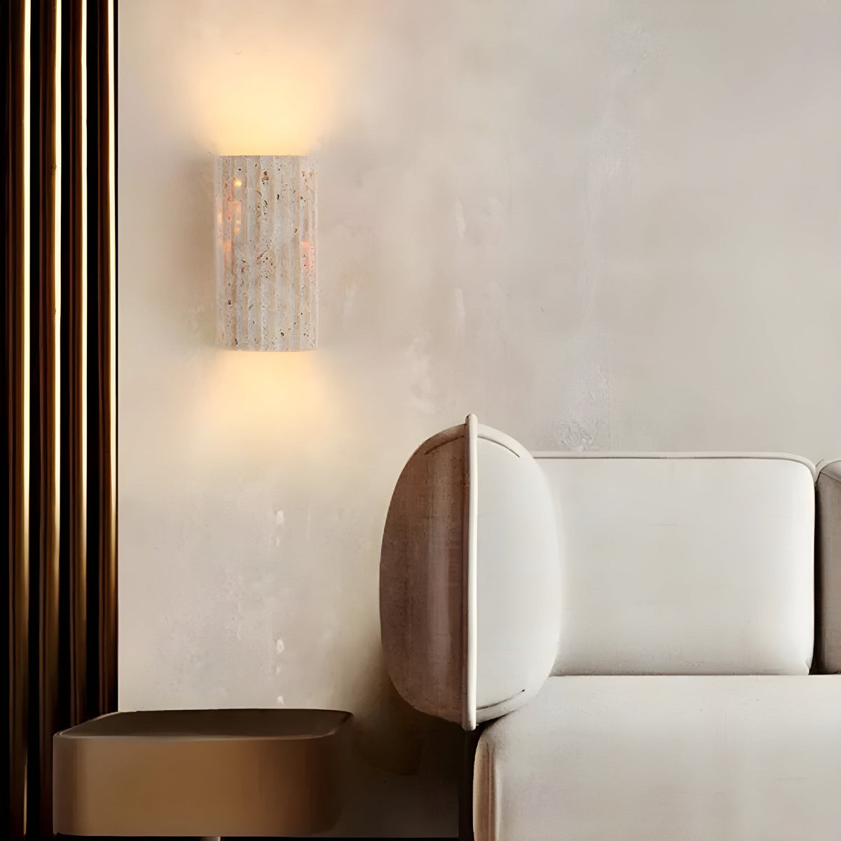 Avtoit | Natural Stone Wall Light | Elegant LED Wall Lamp Indoor