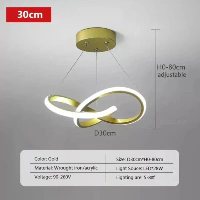 Avtoit | LumiWave LED Ceiling Light | Energy-efficient Designer Lamp for Living Room, Bedroom & Kitchen | Modern LED Lighting