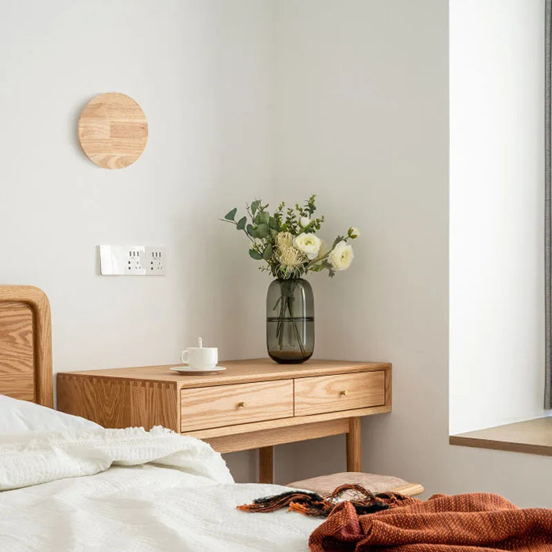 Avtoit | LuxeRadiant – Scandinavian Wooden Wall Lamp