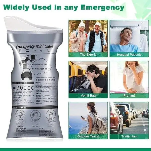Avtoit | Emergency travel bag for urine relief — Leak-proof & odor-proof