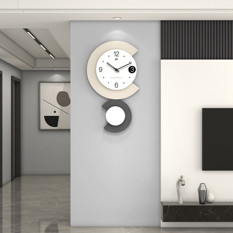 Avtoit | Modern LED Lamp Silent Wall Clock for Living Room