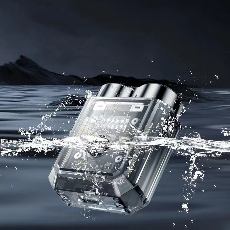 Avtoit | Transparent Mini Dual-Head Electric Shaver
