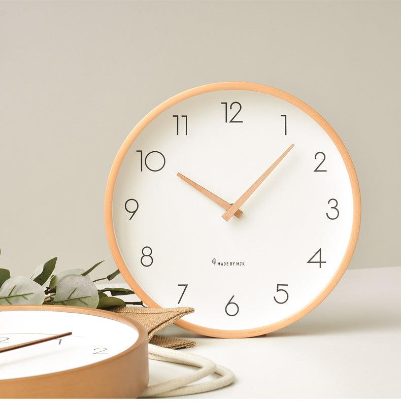 Avtoit | Nordic Minimalist Wood Silent Wall Clock
