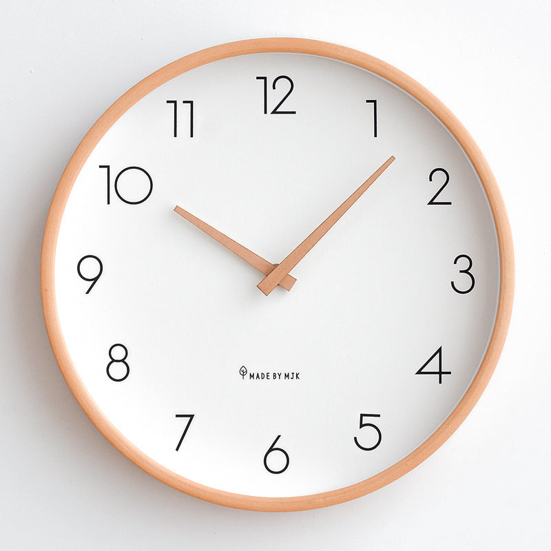 Avtoit | Nordic Minimalist Wood Silent Wall Clock