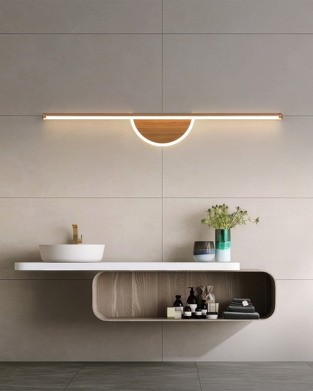 Avtoit | Modern Wall Lamp made of Wooden Arch