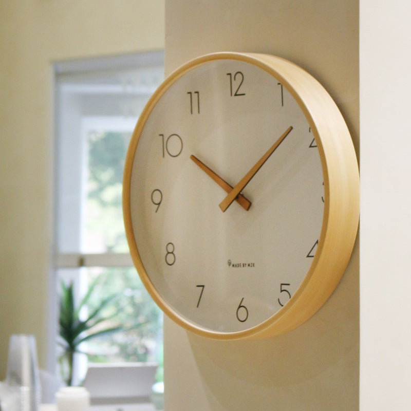 Avtoit | Nordic Minimalist Wood Silent Wall Clock