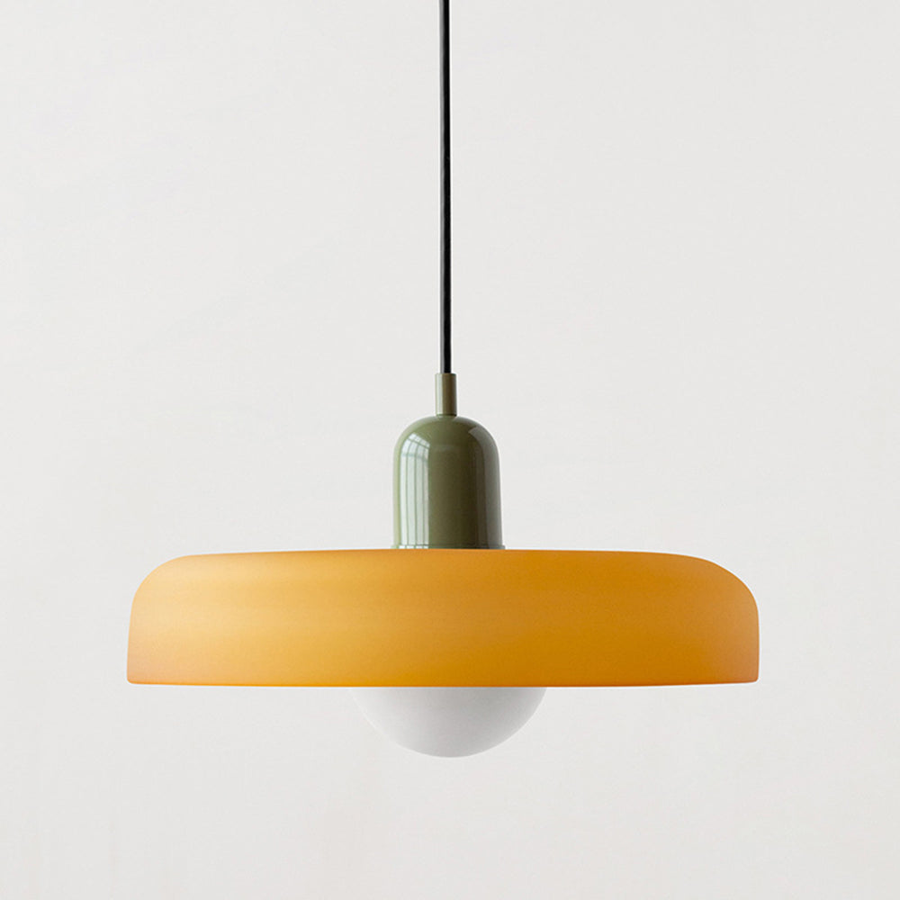 Avtoit | Coloured Glass Pendant Light – Elegant Bauhaus-Style Hanging Lamp for Living Room & Dining Area