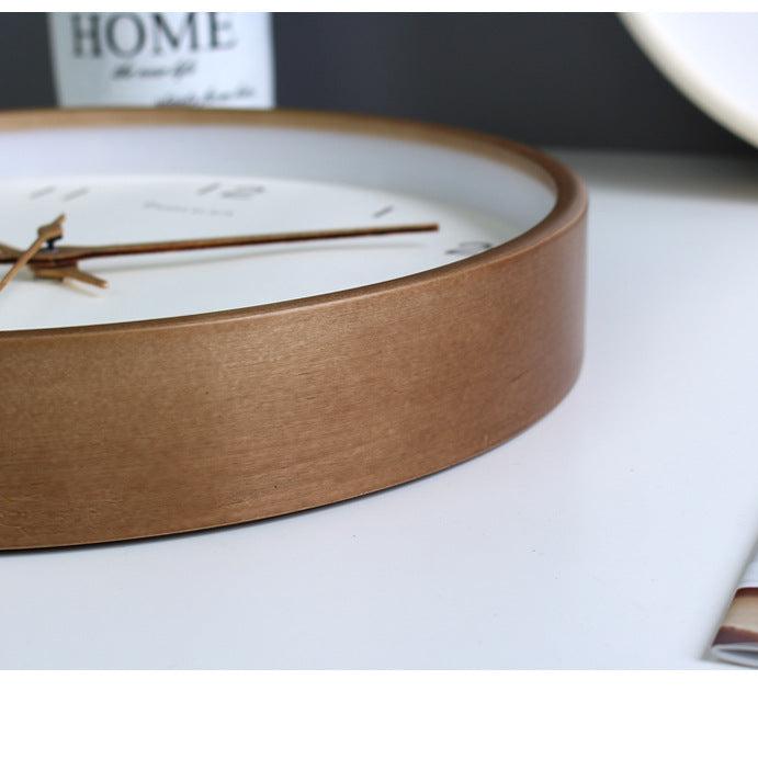 Avtoit | Simple analog solid wood wall clock for home – timeless and elegant!