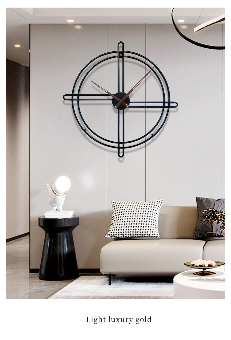 Avtoit | Nordic decorative large wall clock for the living room 23 inches