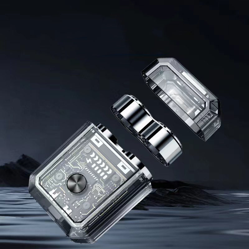 Avtoit | Transparent Mini Dual-Head Electric Shaver
