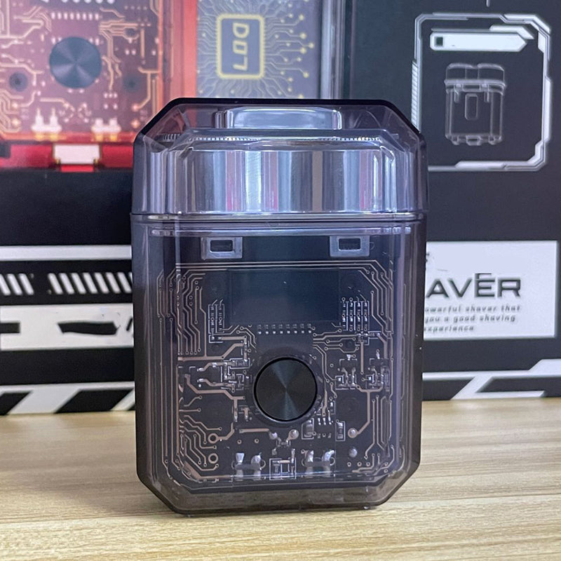Avtoit | Transparent Mini Dual-Head Electric Shaver