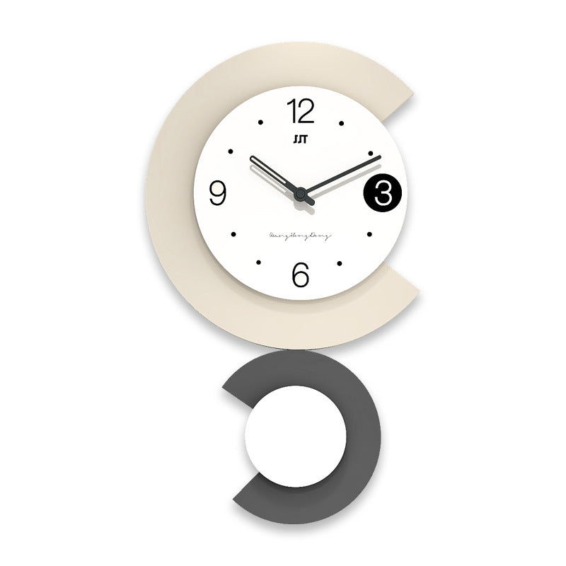 Avtoit | Modern LED Lamp Silent Wall Clock for Living Room