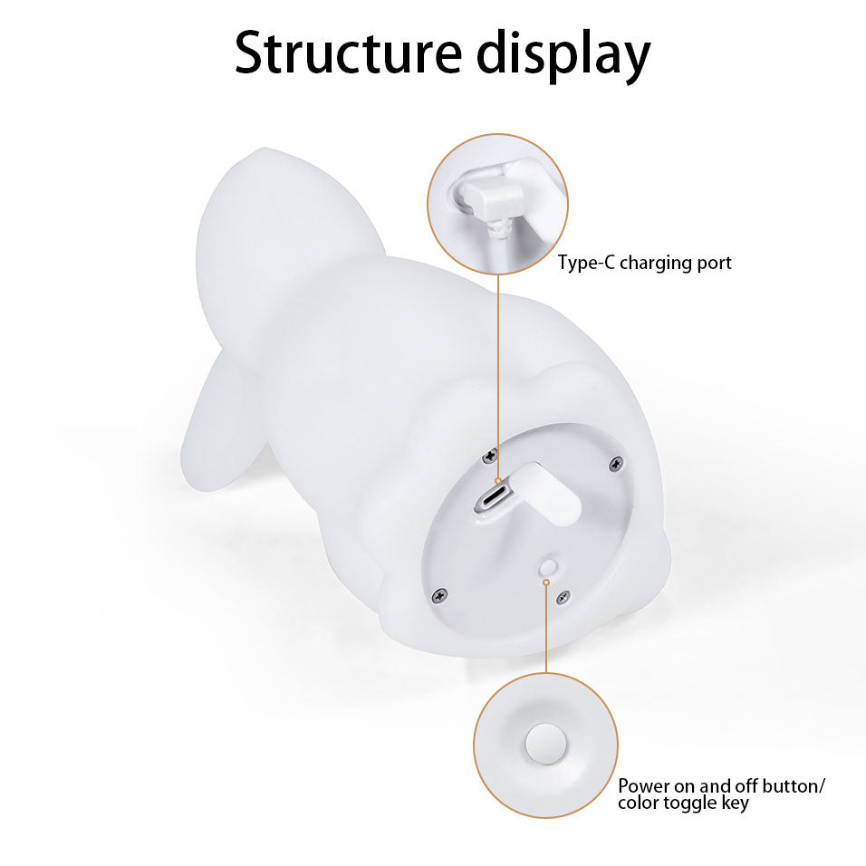 Avtoit | Contemporary Creative Rabbit PE LED Table Lamp for the Bedroom