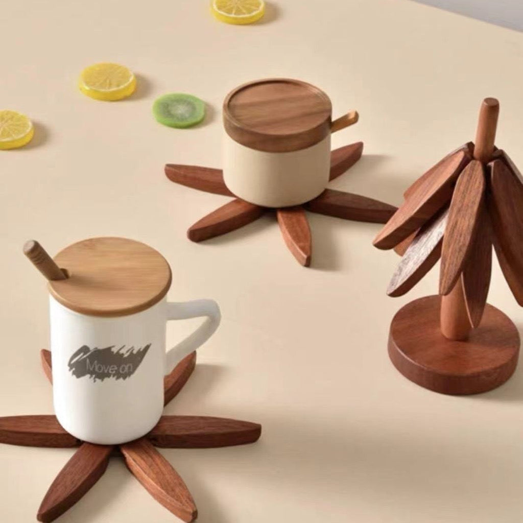 Avtoit | Noble tree coasters in wood look