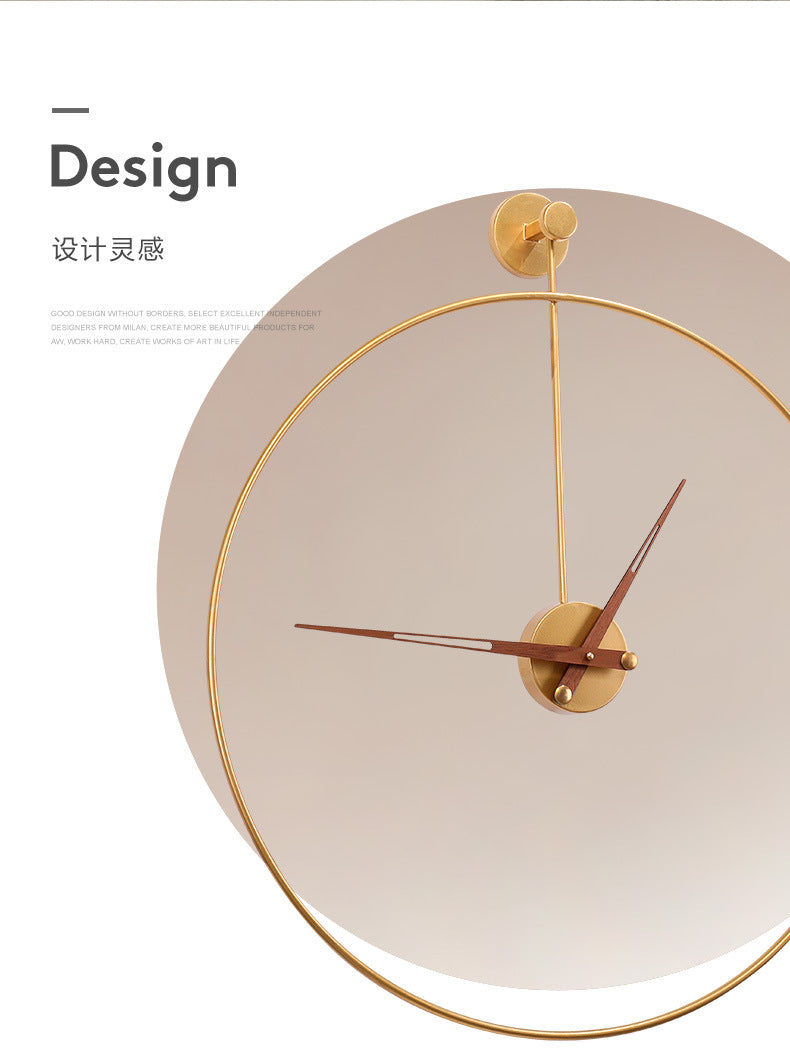 Avtoit | Minimalist 16-Inch Wall Clock – Modern Silent Sweep Design