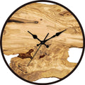 Avtoit | Wood imitation acrylic silent wall clock for the living room 30 cm