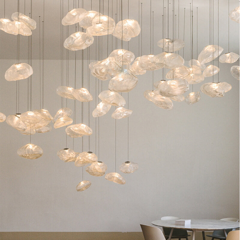 Avtoit | CloudNova Glass Pendant Light | Modern Design | Unique Cloud Look | Ambient Lighting