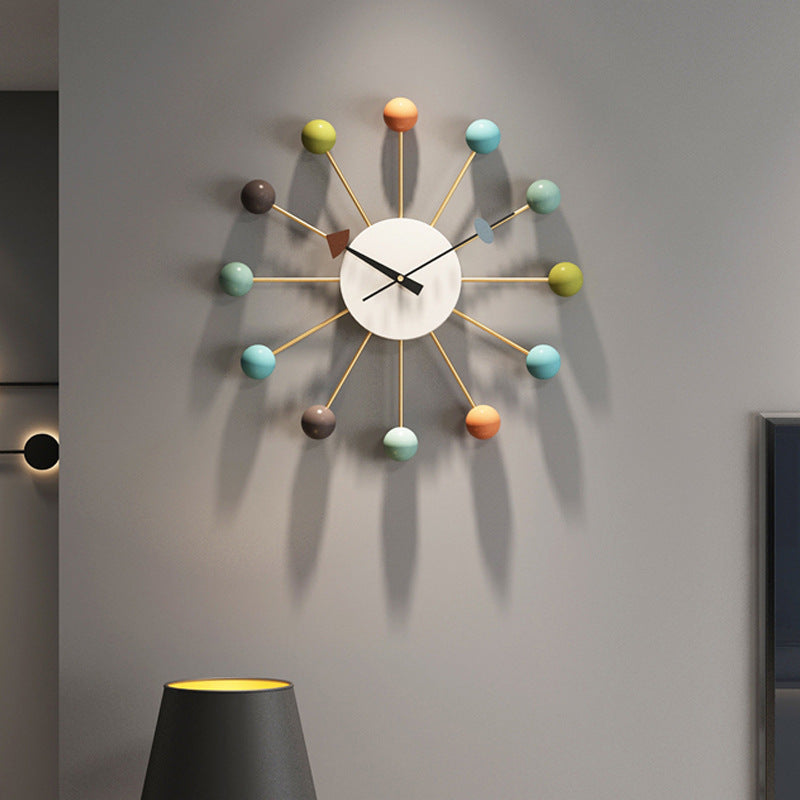 Avtoit | Decorative large silent wall clock for the living room 21 inches