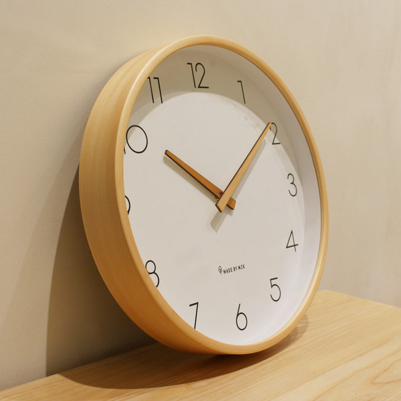Avtoit | Nordic Minimalist Wood Silent Wall Clock