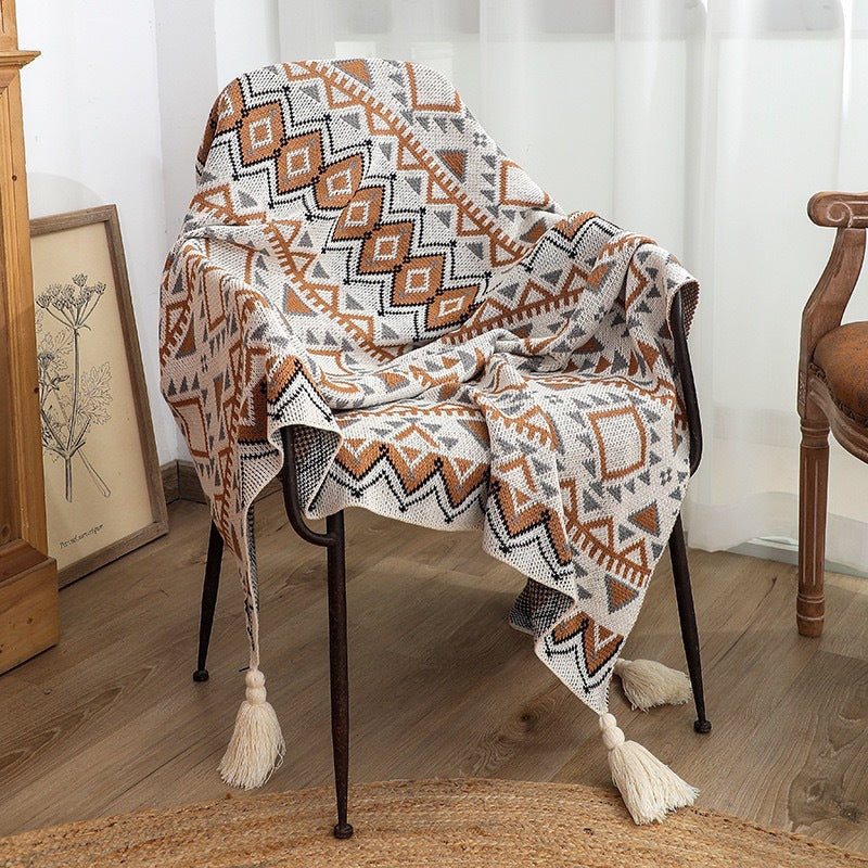 Avtoit | Boho Navajo Sunlight Bedspread