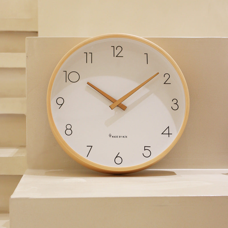Avtoit | Nordic Minimalist Wood Silent Wall Clock