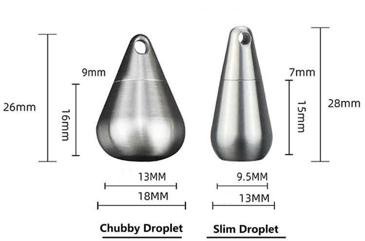 Avtoit | Titanium Droplet Mini Pill Box - Waterproof Travel Case