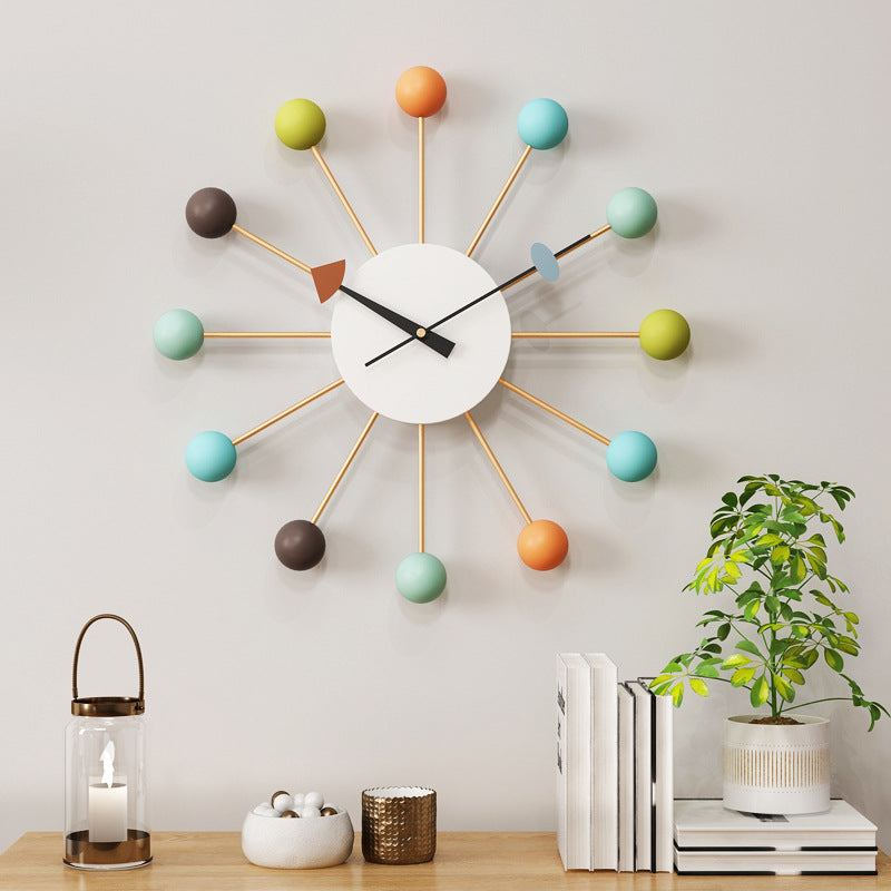 Avtoit | Decorative large silent wall clock for the living room 21 inches