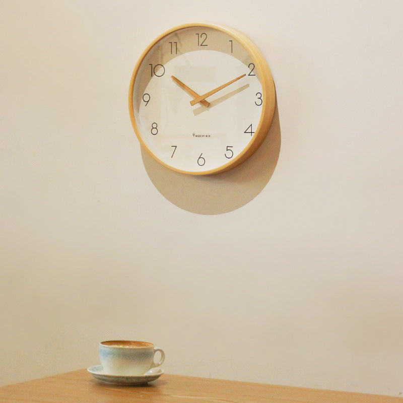 Avtoit | Nordic Minimalist Wood Silent Wall Clock