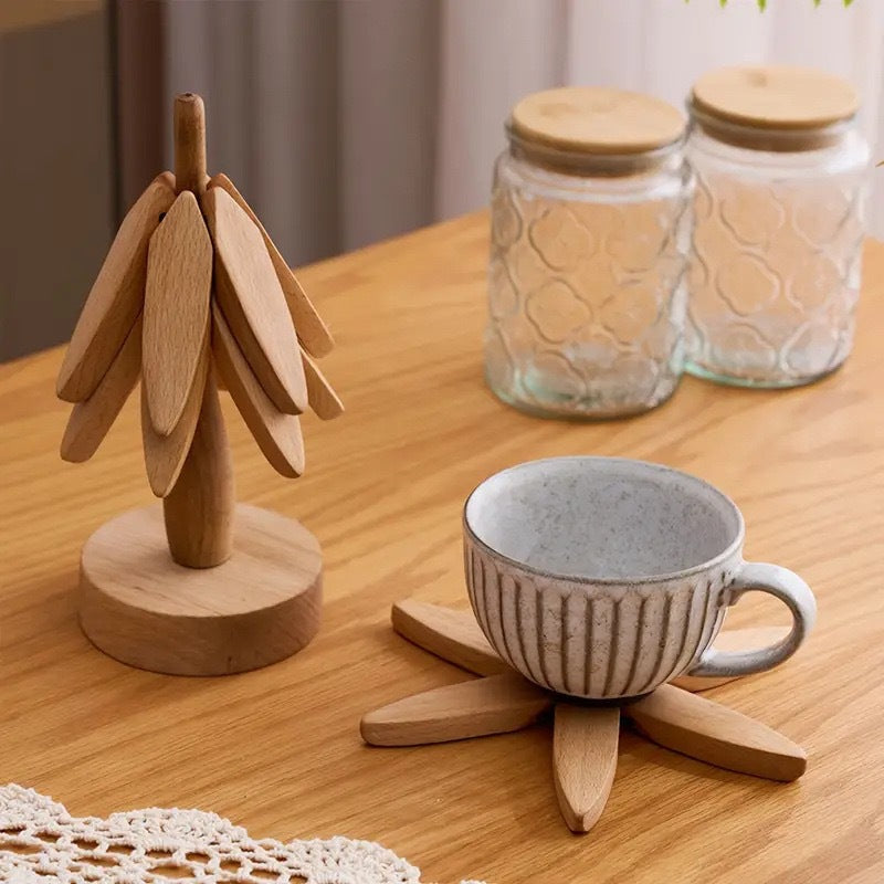 Avtoit | Noble tree coasters in wood look