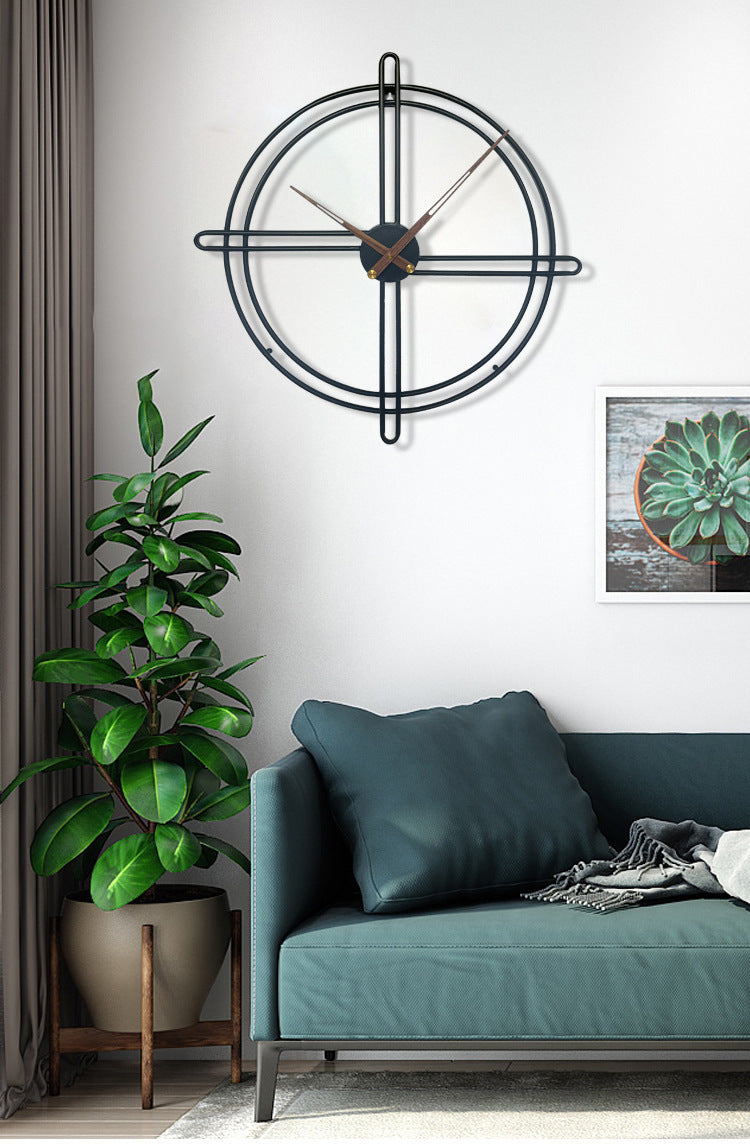 Avtoit | Nordic decorative large wall clock for the living room 23 inches