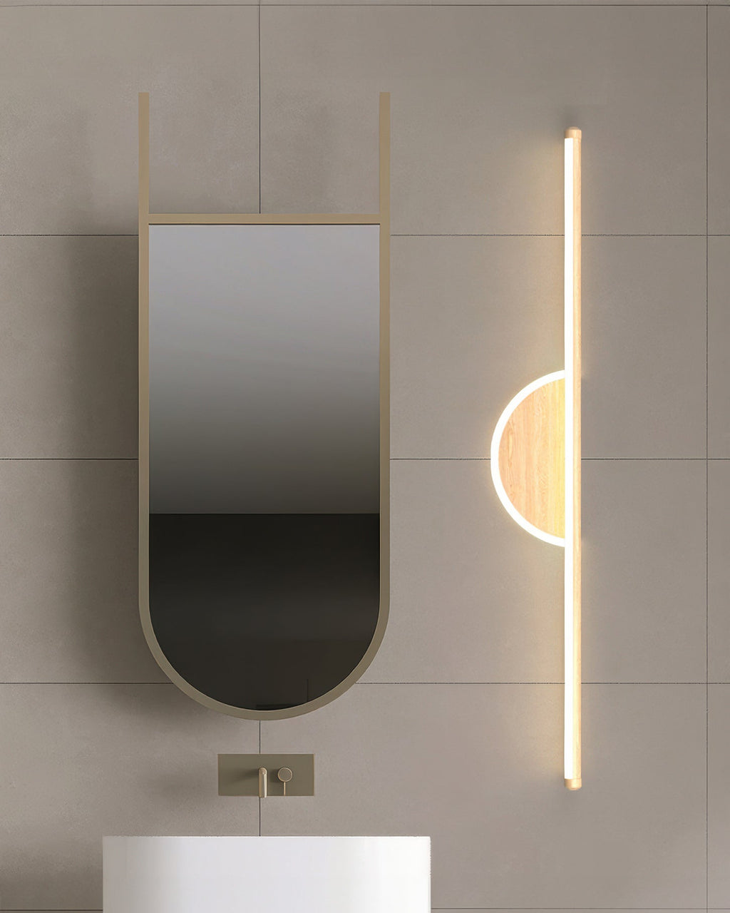 Avtoit | Modern Wall Lamp made of Wooden Arch