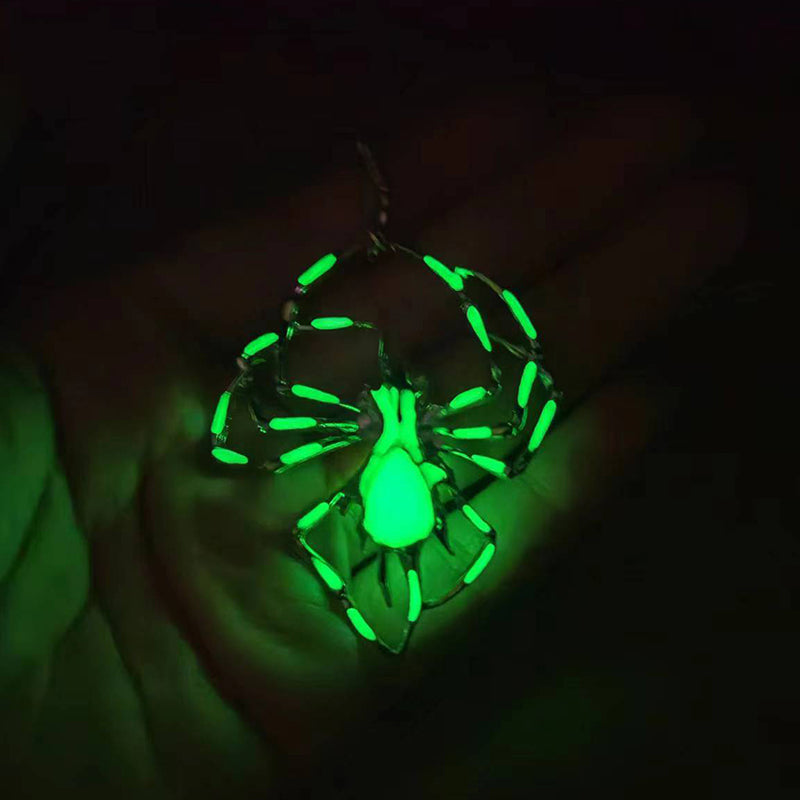 Avtoit | Glow-in-the-Dark 3D Spider Necklace