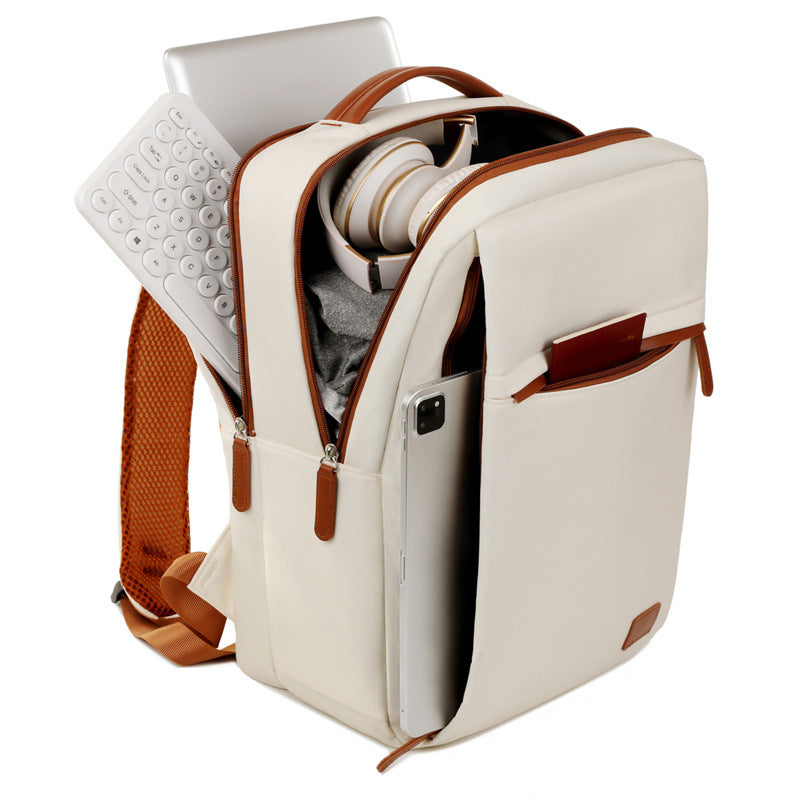 Avtoit | TechPort Laptop Backpack with USB Charging Port – Water-Resistant Design for 15.6-Inch Laptops