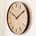 Avtoit | Minimalistic Quiet Wooden Wall Clock 12 Inch