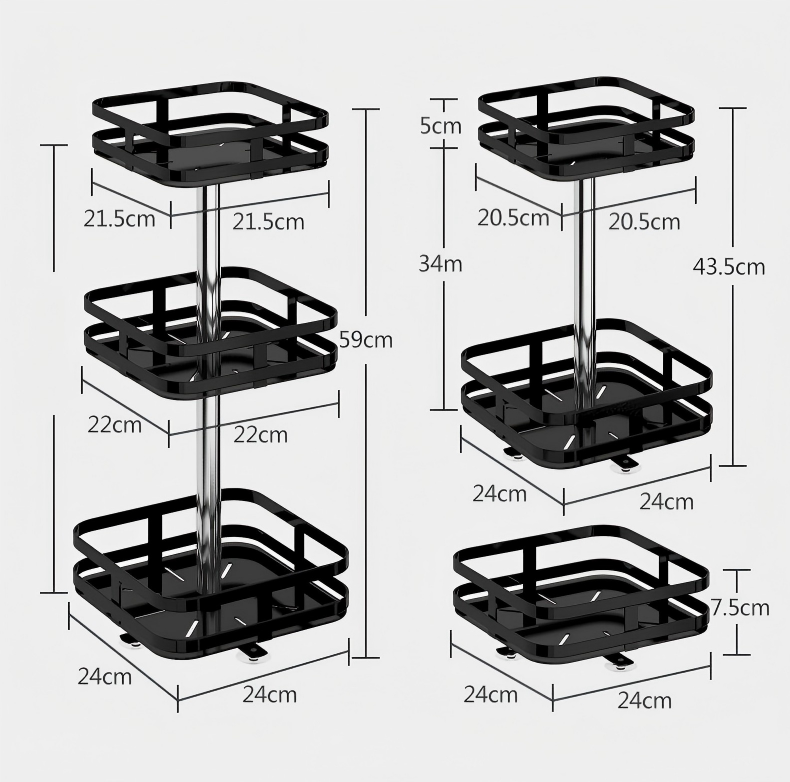 Avtoit | 3Tier rotating spice rack