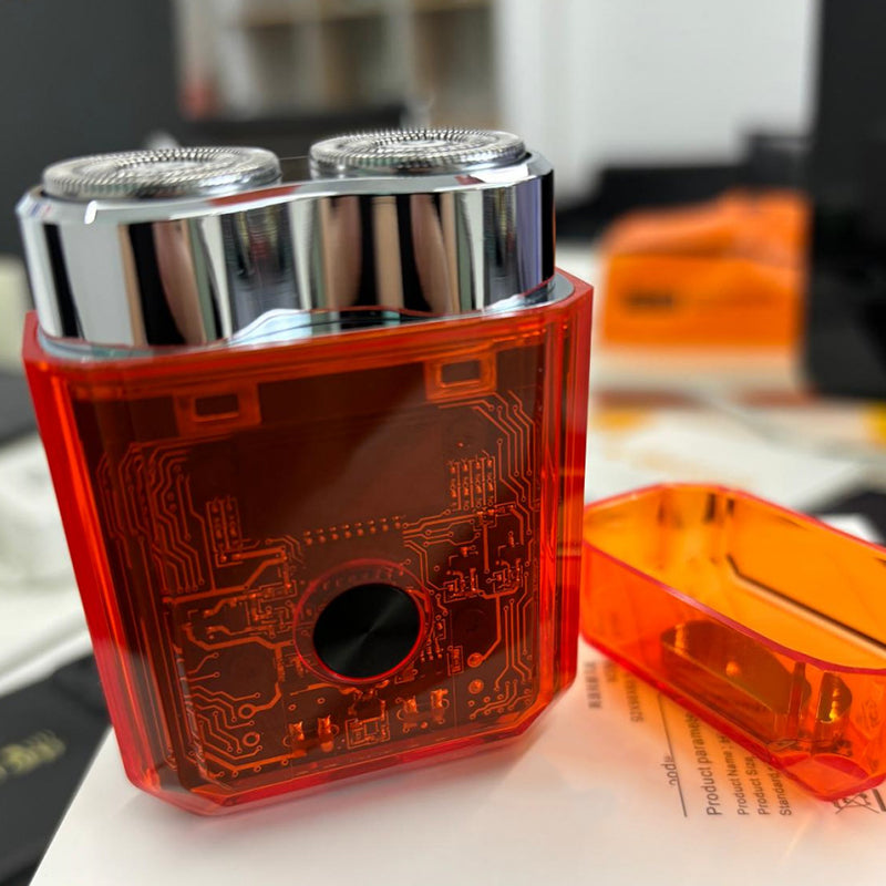 Avtoit | Transparent Mini Dual-Head Electric Shaver