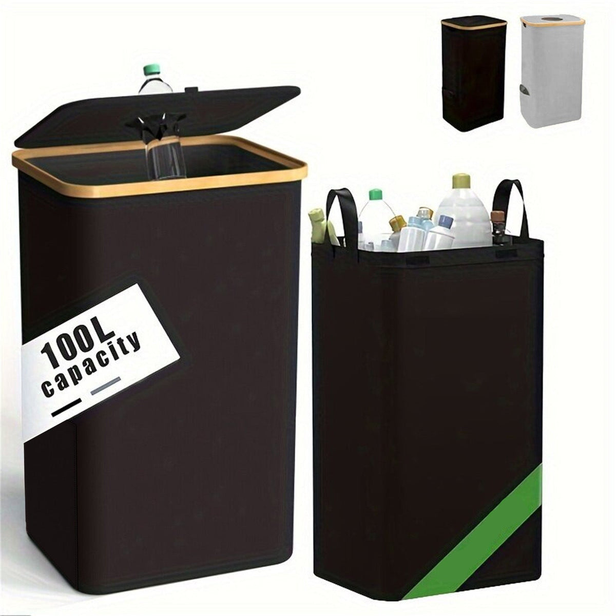 Avtoit | 2in1 Foldable Storage Bag for Plastic Waste or Deposit Bottles