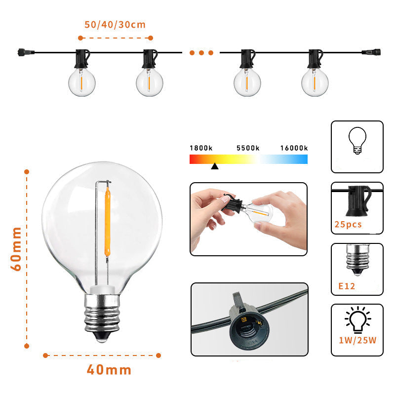 Avtoit | Elegant Solar Bulb String Lights