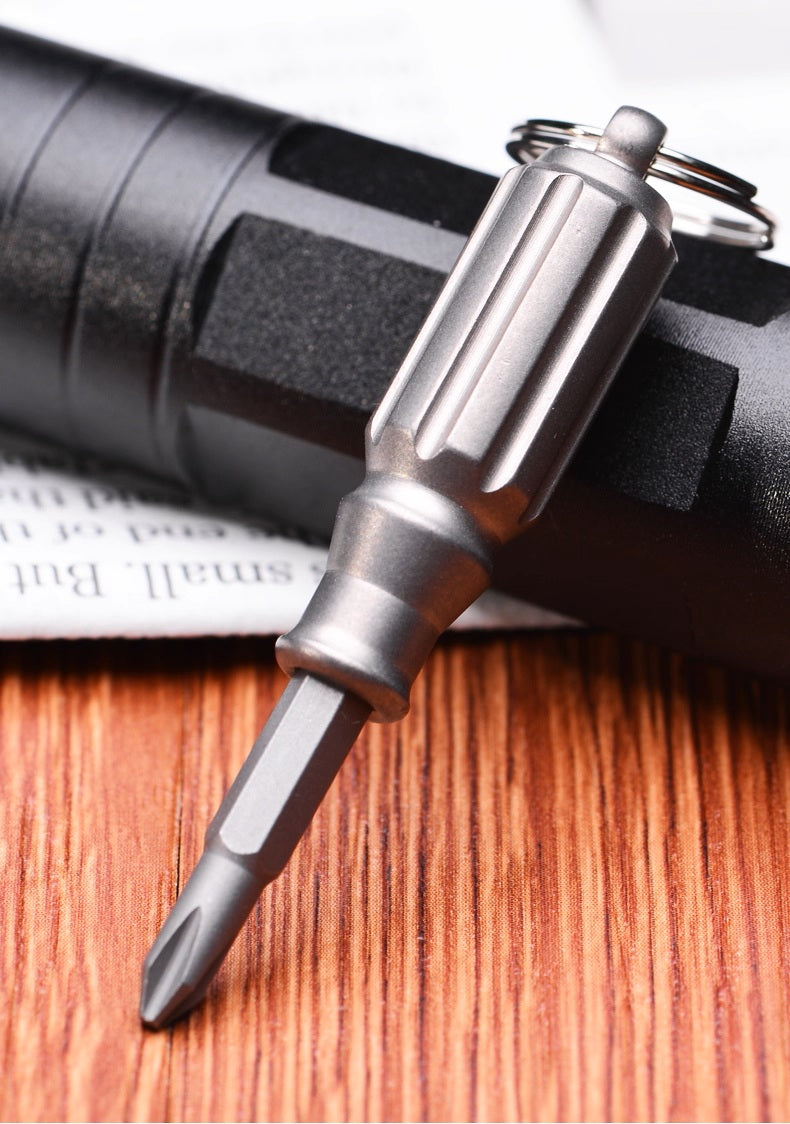 Avtoit | Mini Titanium EDC Screwdriver - Portable Palm Tool