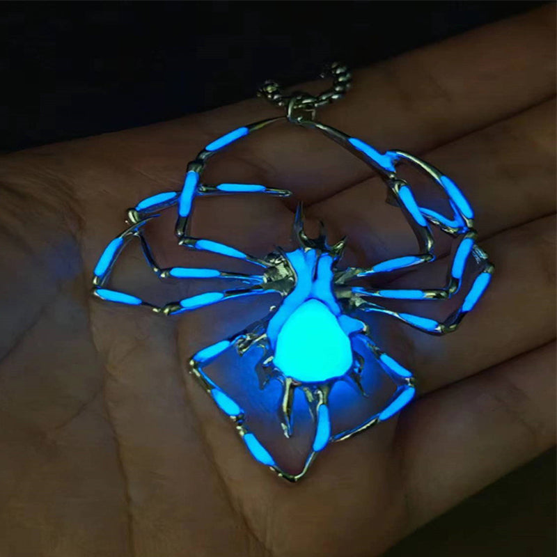 Avtoit | Glow-in-the-Dark 3D Spider Necklace