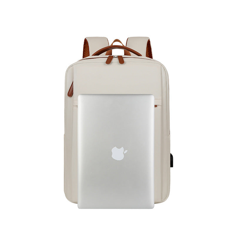 Avtoit | TechPort Laptop Backpack with USB Charging Port – Water-Resistant Design for 15.6-Inch Laptops