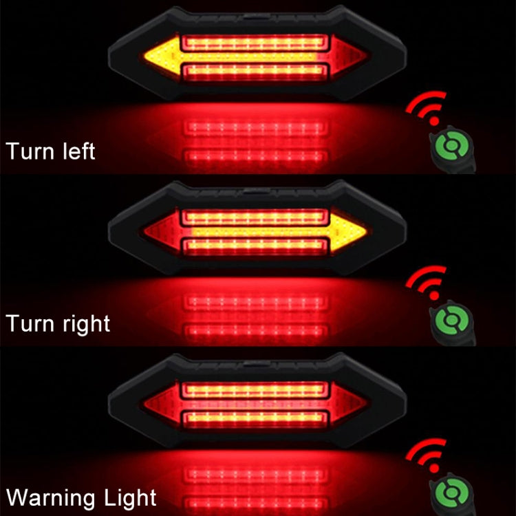 Avtoit | Bicycle Rear Light Intelligent Wireless Remote Control Flashing Light Warning Light